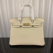 全手工蜡线togo铂金包真皮头层牛皮荔枝纹手提女包bk25包/bk30包