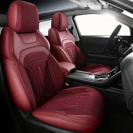 新款跨境批发代发全皮汽车坐垫四季通用座套跨境外贸全包座套座椅