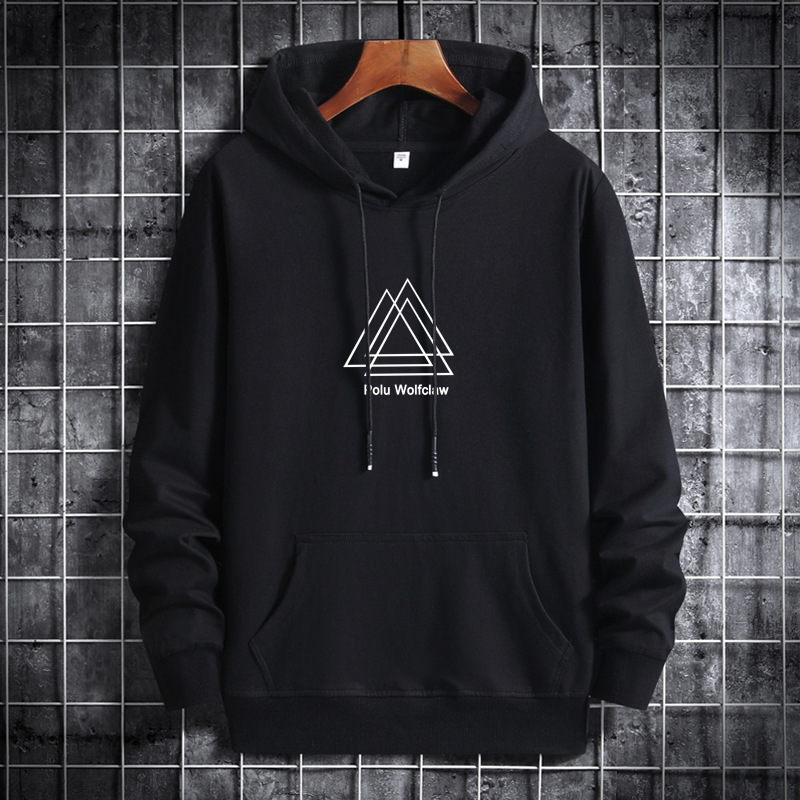 Suéter con capucha para hombre 2023 Otoño Nuevo estilo coreano de moda primavera y otoño ins capa superior suelta a juego