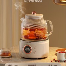 奥克斯全玻璃恒温养生壶家用多功能煮茶壶小型办公室烧水壶纯玻璃