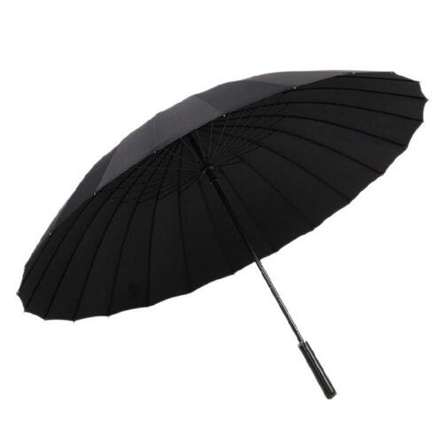 24-inch Long Handle Extra Large Business Straight Rod Umbrella Dual Person Advertising Umbrella Adult Large Windproof Rain Golf Umbrella