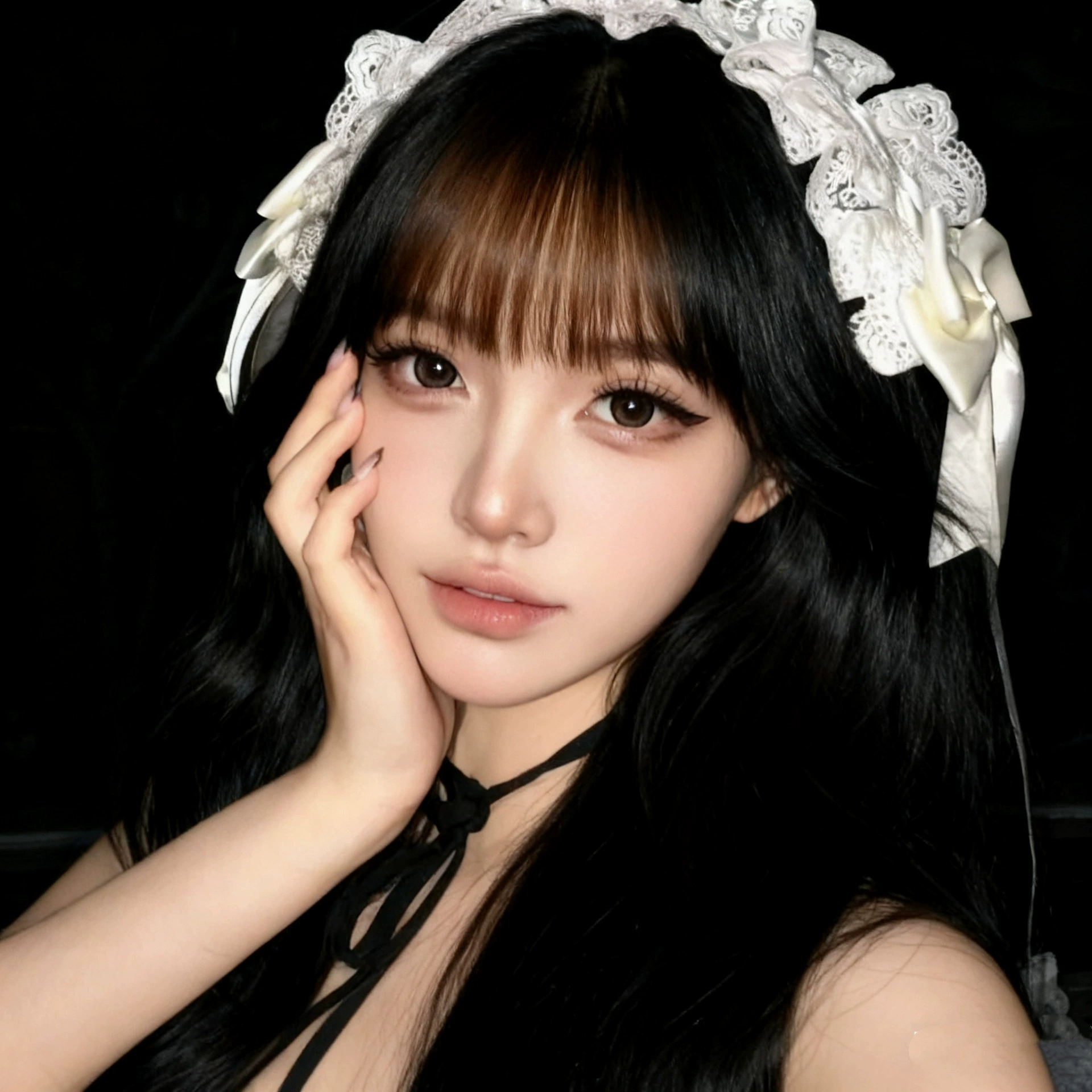 Lolita белый кружевной бантик для волос Французский ретро сладкий придворный стиль головной убор новый lo Niang волосы