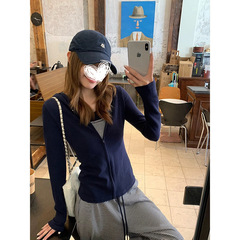 /魔西女王正肩连帽双拉链开衫外套女百搭上衣白色黑色