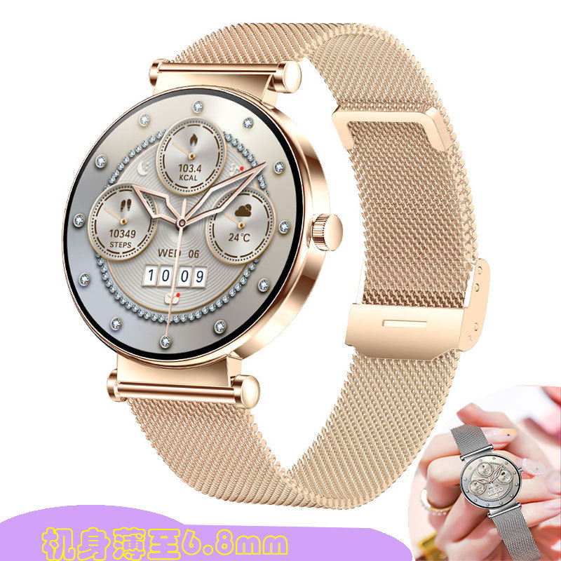 2024 new Y16 ultra-thin smart watch women's AMOLED screen always bright 466*466 HD pixel watch