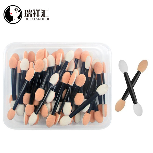 Boxed 100/200 pieces/disposable eyeshadow brush Double-head latex…