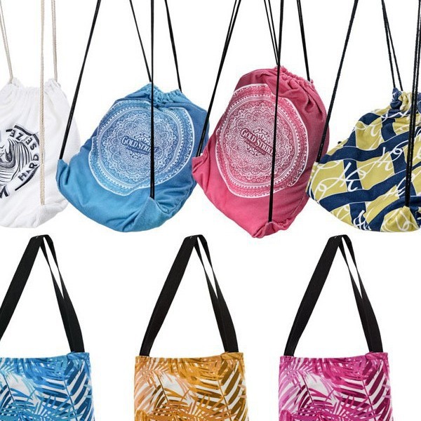 浴巾超细纤维沙滩包户外旅行运动可收纳便携式活性印花浴巾沙滩巾