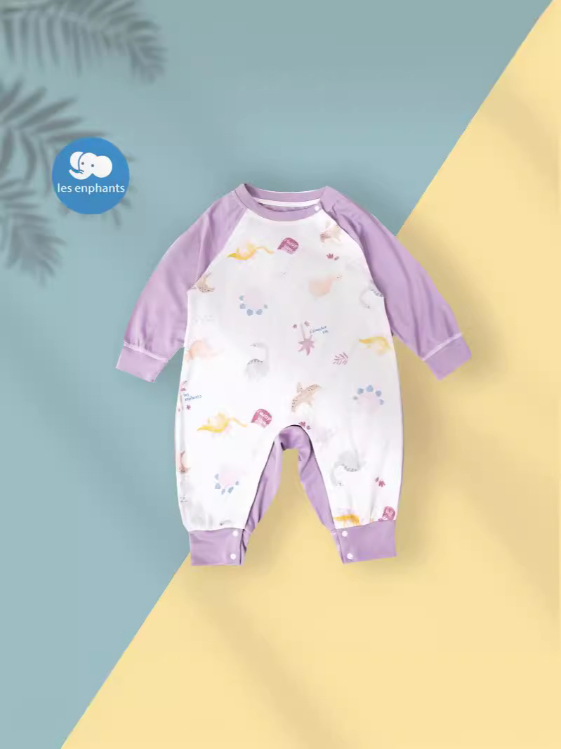 Liyingfang 24 spring and summer cotton baby sleeping bag conjoined clothes