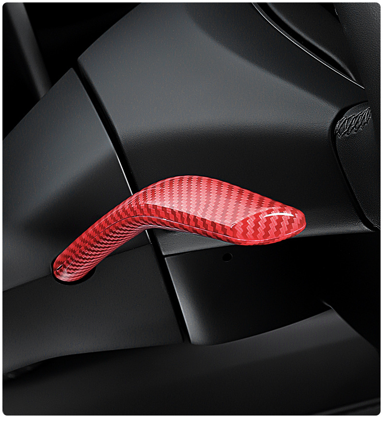 Suitable for the New Version of Tesla Model Y/Yl Gear Shift Lever Cover Interior Gear Shift Handle Decorative Patch Accessories