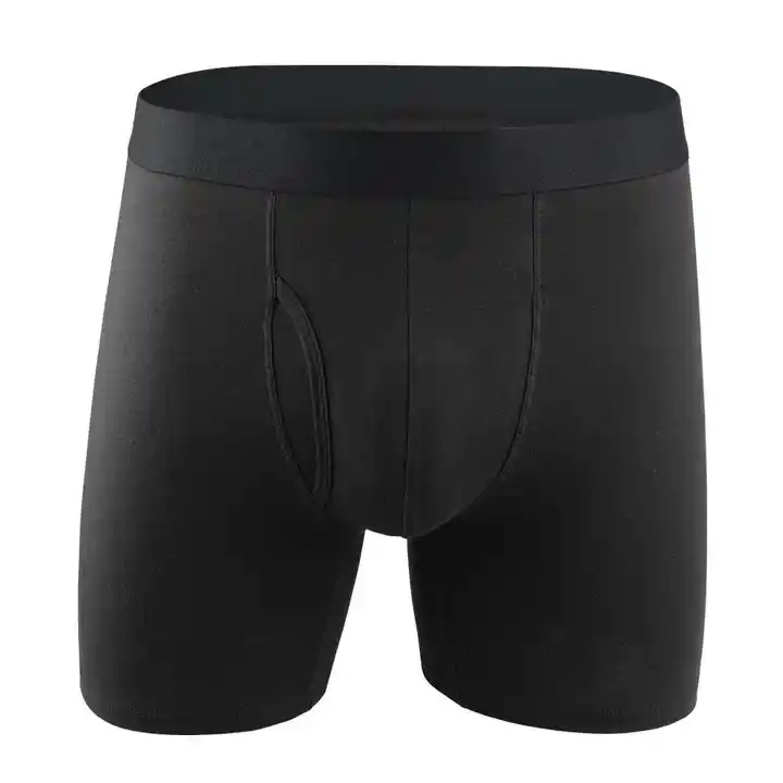 European Size Men's Underwear, Long Style, Extra Large, Pure Cotton, Open Crotch, American Size, Breathable, Exclusively for Foreign Trade and Cross-Border Supply