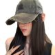 American-style Retro Hole Baseball Cap Women's Spring and Summer New Washed Old All-match Cap Face Shown Small Trendy Hat