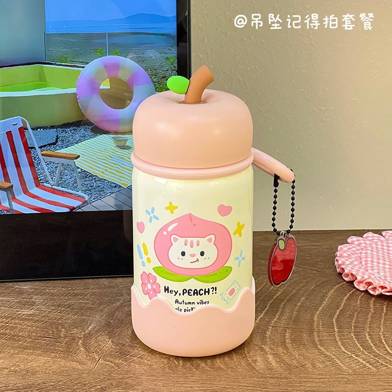 小巧直饮水杯女生可爱便携式高颜值保温杯学生316不锈钢迷你卡通|undefined