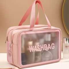 新款乾濕分離洗漱包雙層便攜多功能化妝包游泳防水收納包批發