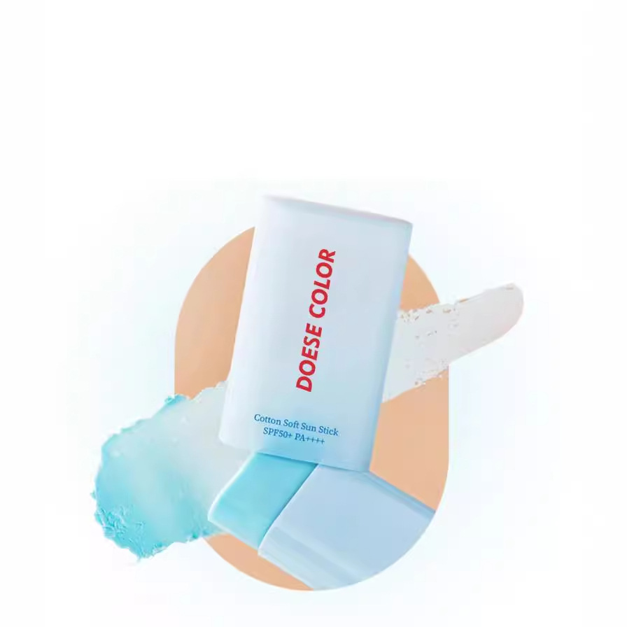 El mismo tipo de algodón TOCOBO suave, refrescante, hidratante, corrector natural, protector solar de algodón anti-ultravioleta, en stock