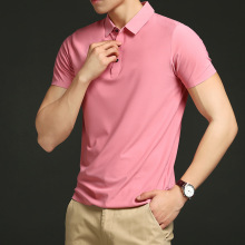 �Ĵ�����ʿ����T����ɫ�޺۱�˿�ٸɴ�ɫpolo���з������¶���Ů