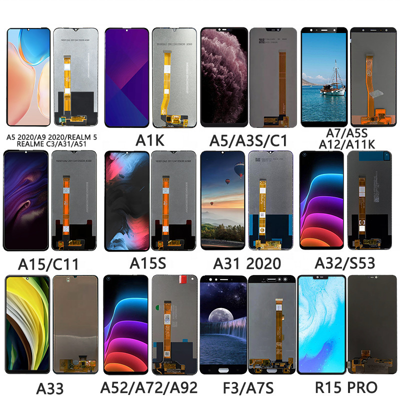 Comercio exterior mayorista aplicable a OPPO A11 / A56 / A15 / A5 / A1K conjunto de pantalla de teléfono móvil LCD
