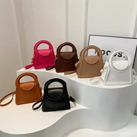Сумка через плечо trend design, ретро одно плечо летняя с круглой ручкой, лёгкая 0,4 кг