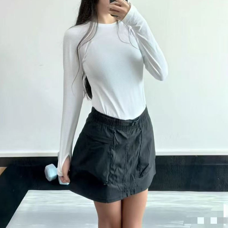 Nanyou High-End Women's Clothing Lulu26 Spring and Summer New Outdoor Hiking Workwear Short Skirt Quick-Drying Slimming Versatile Sports Skirt