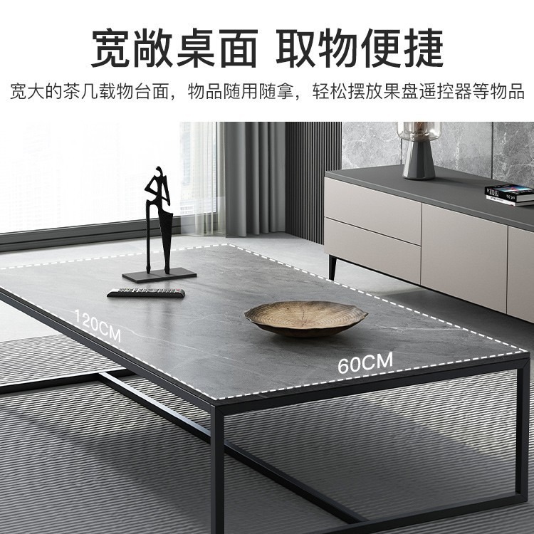 Mesa de café sala de estar hogar Luz lujo moderno minimalista Oficina mesa de café minimalista pequeño apartamento simple sala de estar Mesa mesa de café