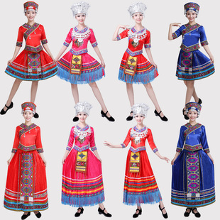 Miao costume March 3 Zhuang Yi costume Guizhou Yunnan minority costume Tujia Yao nationality