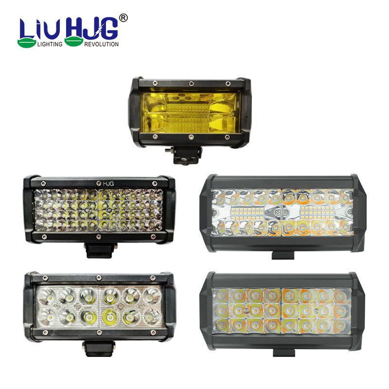 E-Commerce Hot-Selling Car Led Work Light, New Off-Road Vehicle Light, Three-Eye Model, 120W 40Led Work Light, Inspection Light