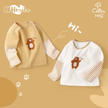 春秋儿童长袖t恤全棉宝宝上衣宝宝服装打底衫婴儿衣服童装服饰