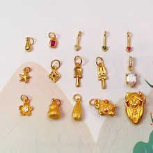 s925�y��24���JС��ˮ�κ��������������ִ�DIY�ֹ����Ʒ��