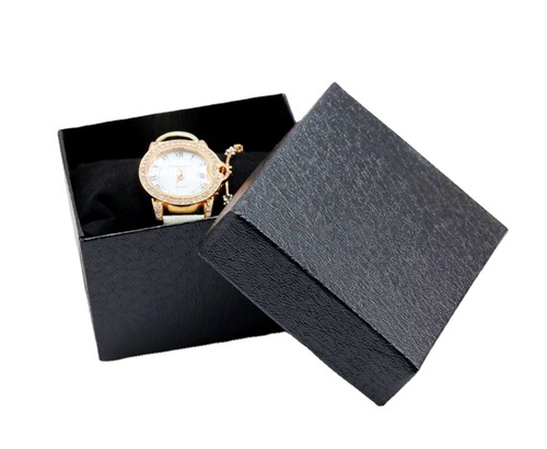 Factory direct sale watch box jewelry packaging gift storage box litchi pattern factory direct sale customized logo