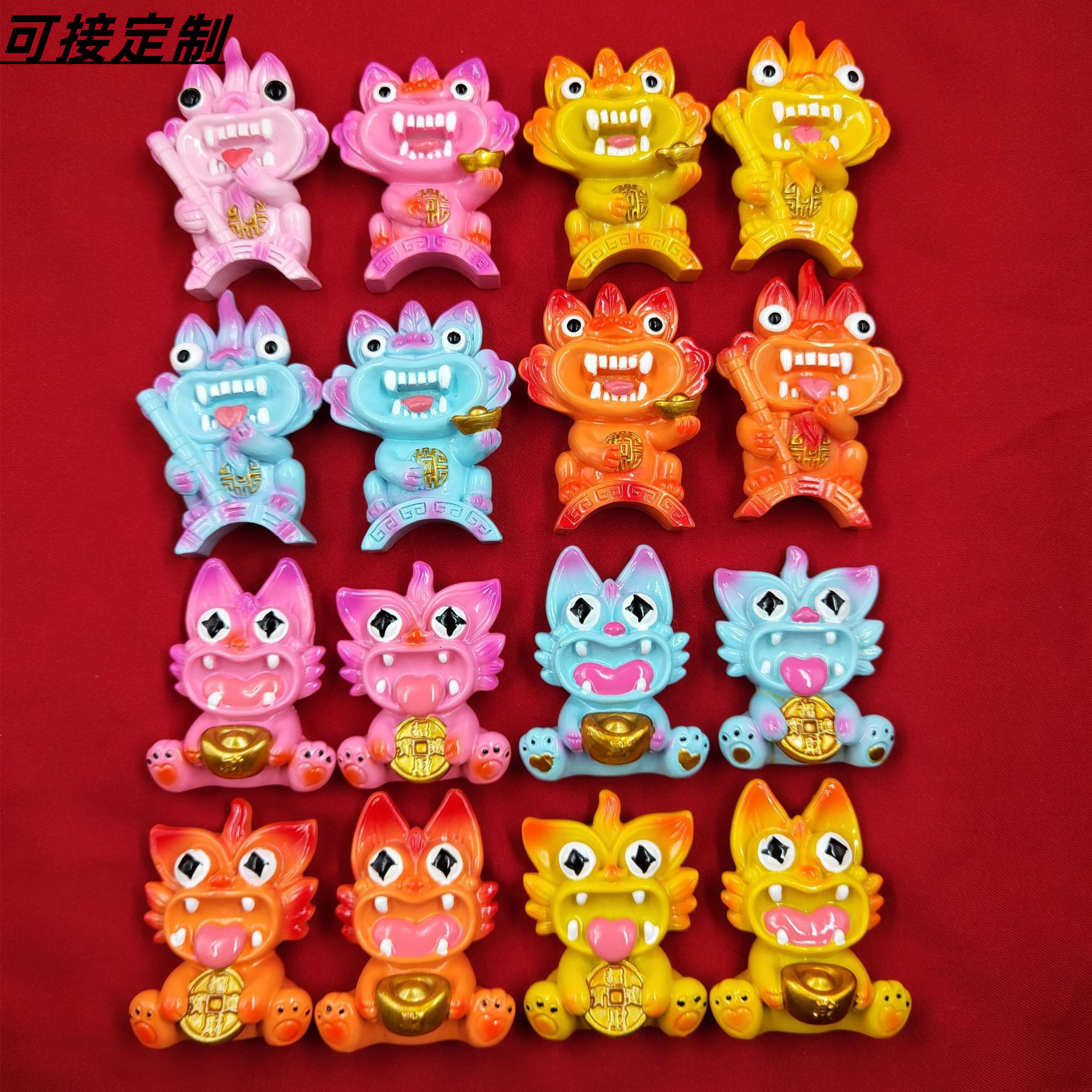 多彩云南吉祥瓦猫冰箱贴旅游纪念公关礼品创意装饰厂家直销
