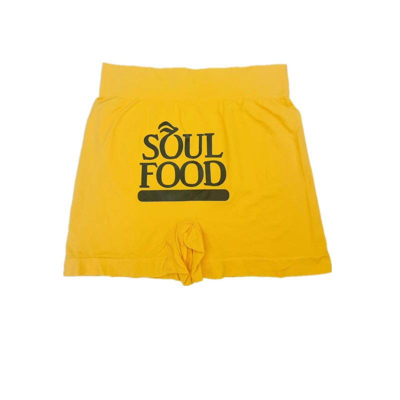 Cross-border Hot Sale High Waist Printed Yoga Pants, Women's Fitness Sports Tight Boxer Shorts