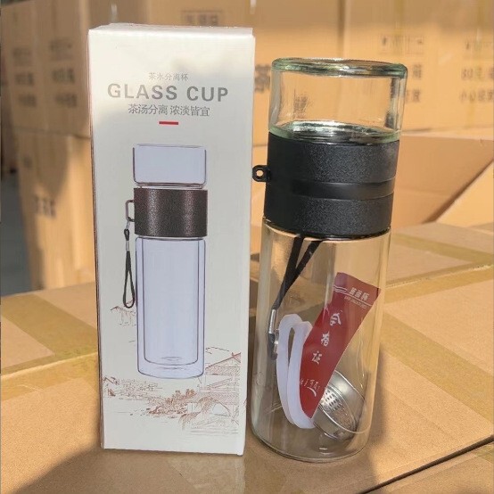 お茶分離カップ耐高温泡カップ卸売りカップ二重グラス携帯印字可能ギフトカップコップコップコップ|undefined