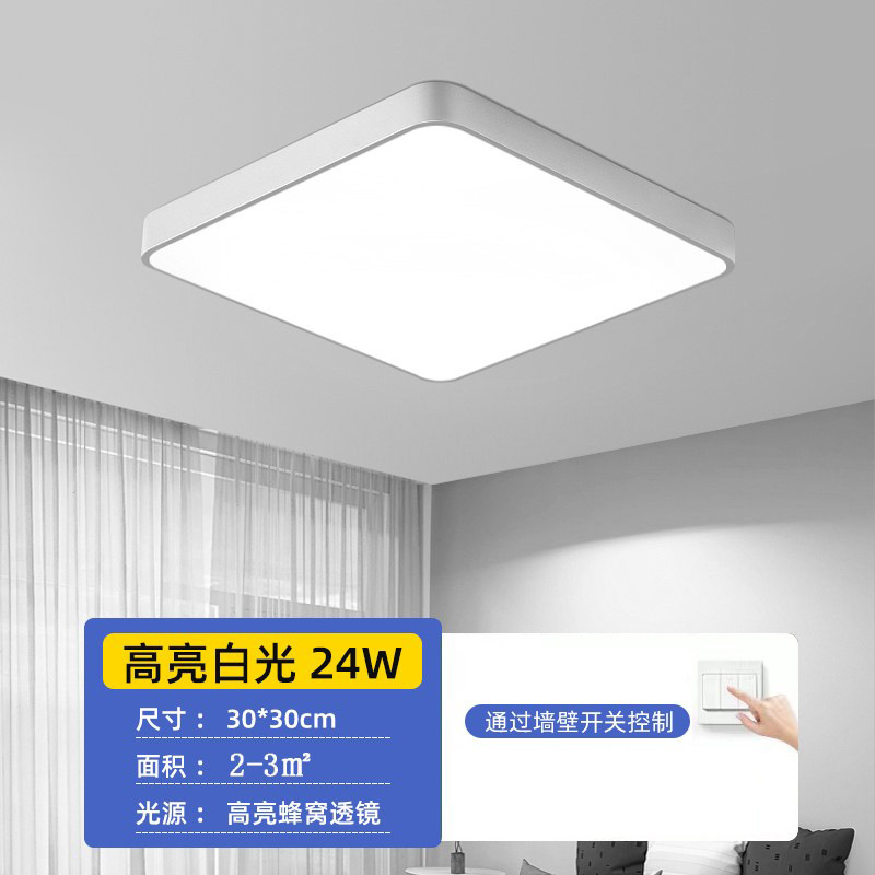 Fiber yuanfang 30*30cm24w high brightness white light