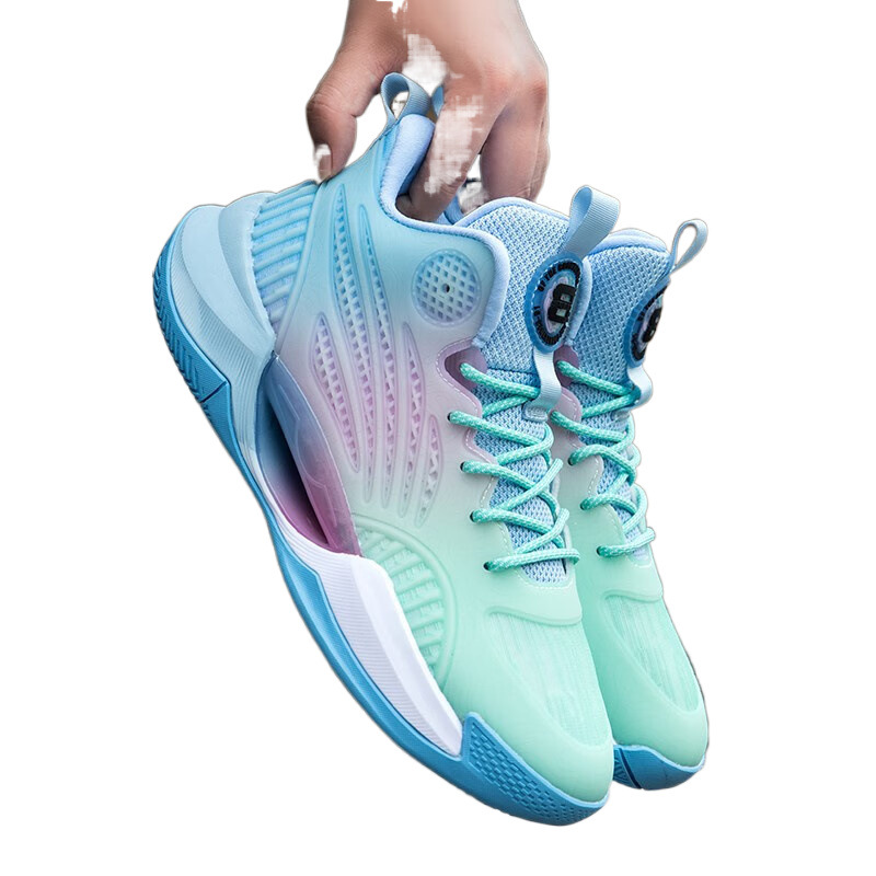 Putian zapatillas de baloncesto de combate real para hombres y mujeres parejas antideslizantes, resistentes al desgaste, amortiguadores, ligeros, zapatos deportivos transpirables para estudiantes de suela suave, de caña alta