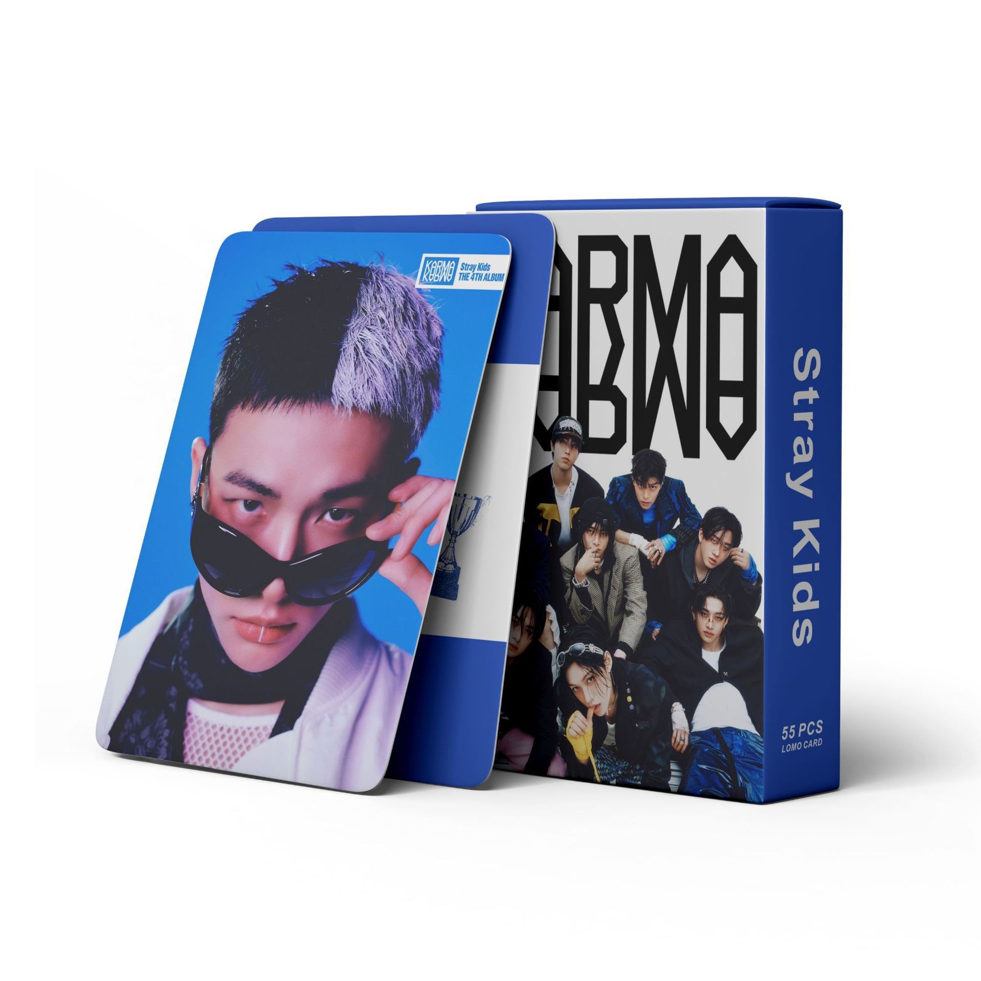 Cadena total de gran cantidad de nuevos productos en stock 55 tarjetas de álbum SKMyBreath KPOP estrella alrededor de la tarjeta de colección LOMO