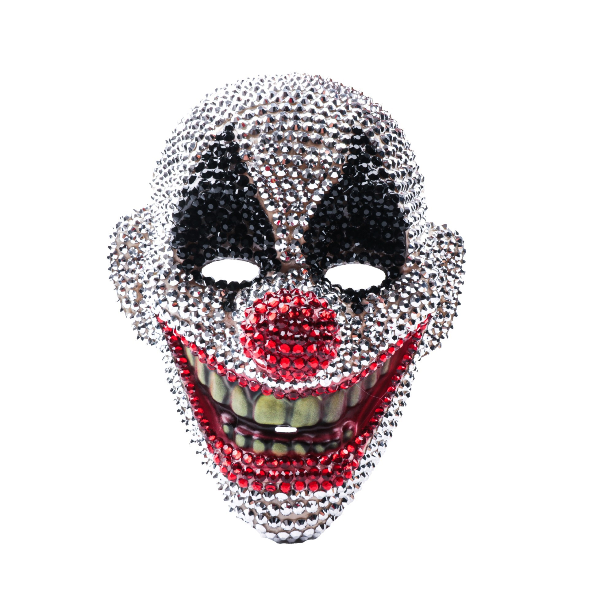Máscara decorativa con pedrería, fiesta y baile