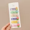 6 tulip square clips - bottom clip about 5cm
