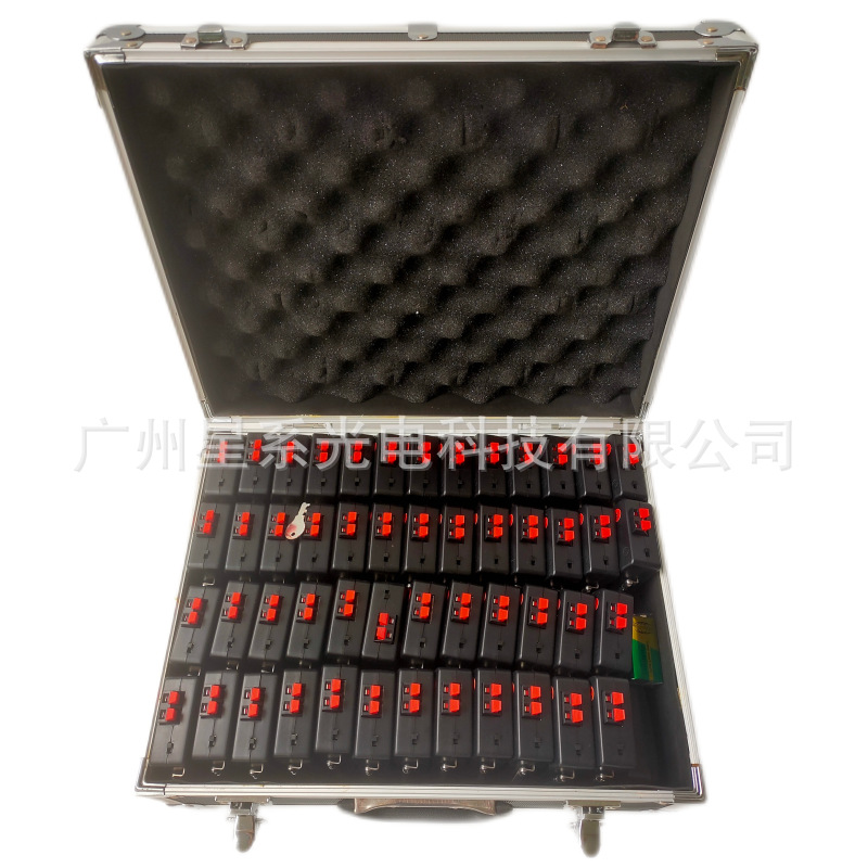 厂家供应舞台灯光婚庆派对用50组电池款T50遥控电子喷花机