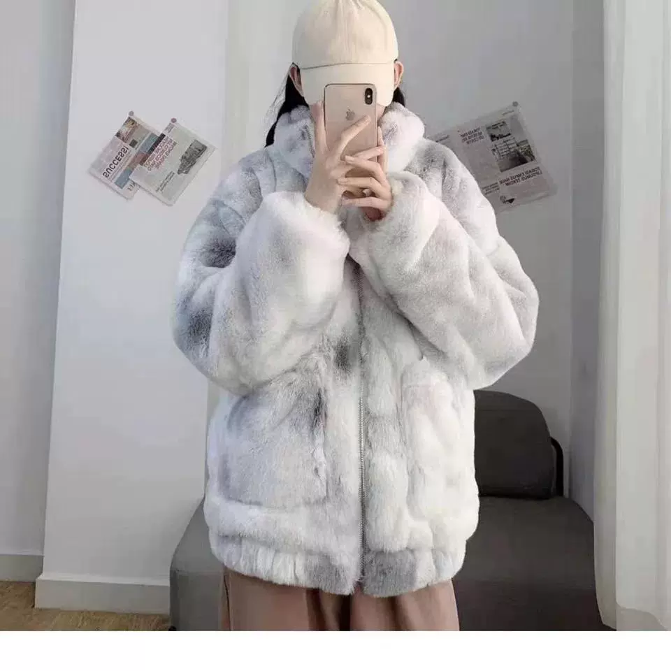 Плюшевая зимняя куртка, стиль Chanel, оверсайз
