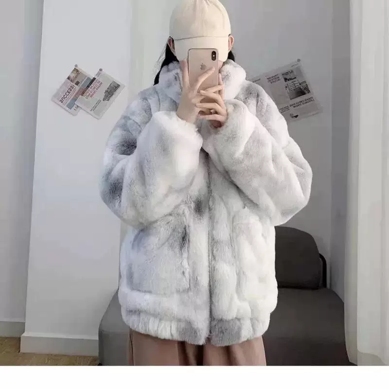 Плюшевая зимняя куртка, стиль Chanel, оверсайз