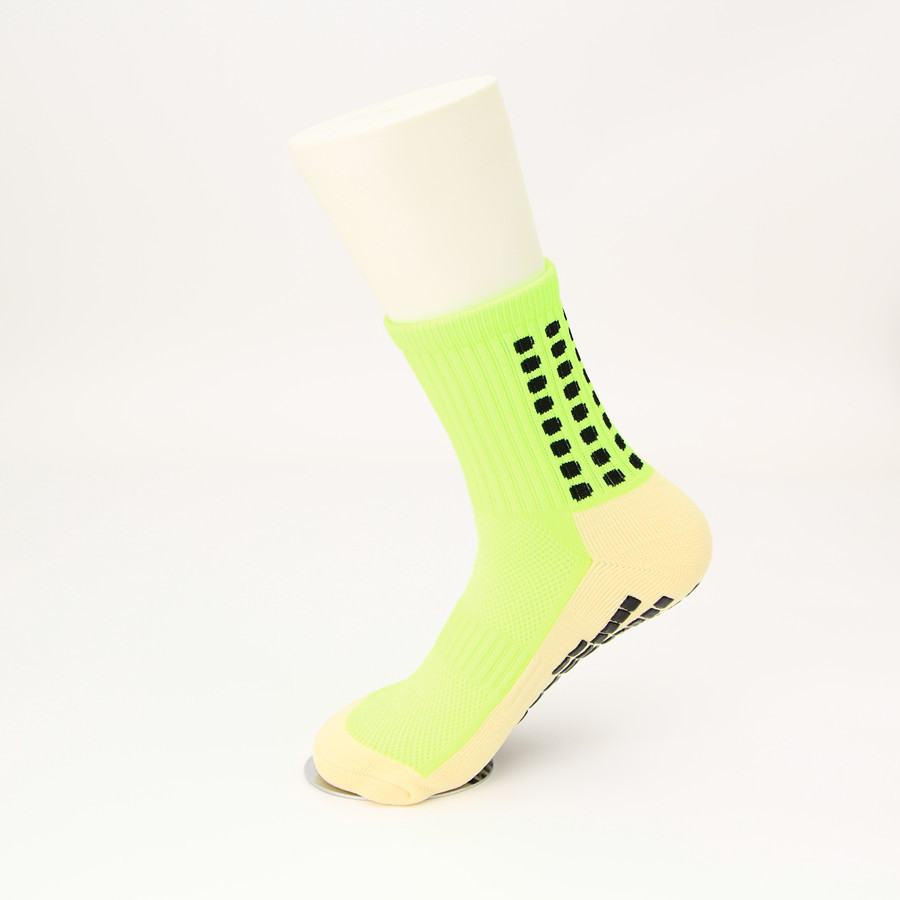 축구 양말 형광 녹색 1 쌍
