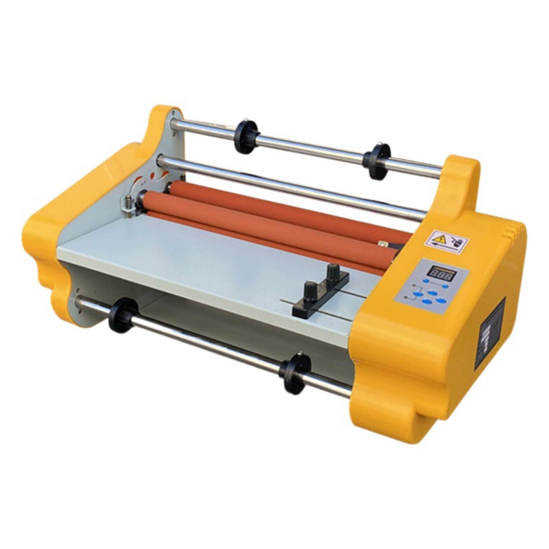 Автоматическая машина для ламинирования Ширина ламинирования 350 мм небольшой Настольный Файл цветная страница предварительно покрытие Пленки ламинатор