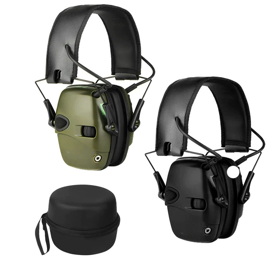 Тактические наушники с шумоподавлением для охоты на открытом воздухе, электронные наушники для стрельбы CS, наушники для защиты слуха, складные