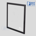 样板玻璃订购 恒保25mm水晶硅防火玻璃300mm&times;300mm