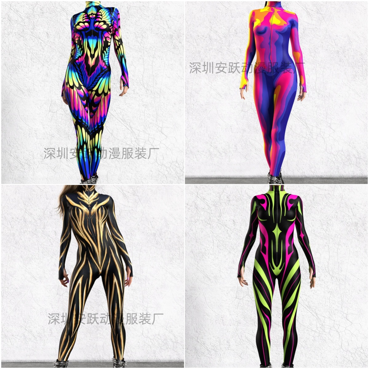 20.24 million Holy Festival New Tight Clothes 3D Digital Printing Adult cosplay Body Playing Clothing