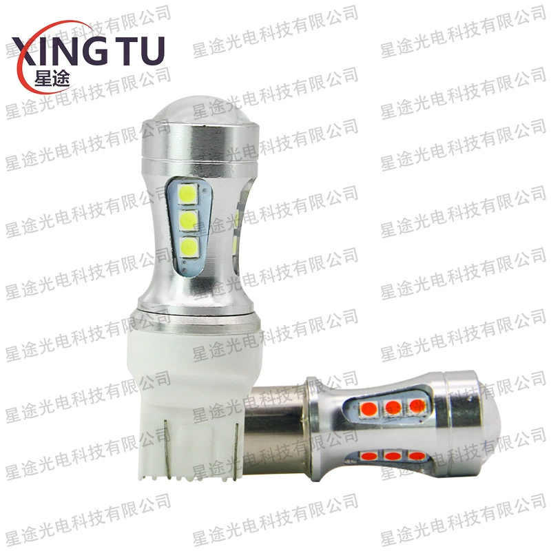 Автомобильный светодиодный поворотный свет 1156 BA15S 3030 18SMD подсветка стоп-сигналы заднего противотуманного фара