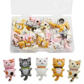 可爱创意装饰图钉猫咪可爱按钉艺术绘画板图钉照片墙装饰图片图钉