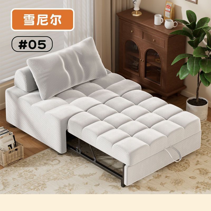 单双人沙发床折叠两用折叠椅新款小户型多功能二合一抽拉伸缩床|undefined