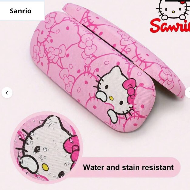 Cross-border KT Cat Glasses Case Children's Fashion Portable Cute Glasses Storage Box Cartoon High-value Niche Sunglasses