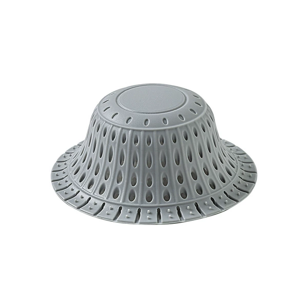 Bamboo hat floor drain gray