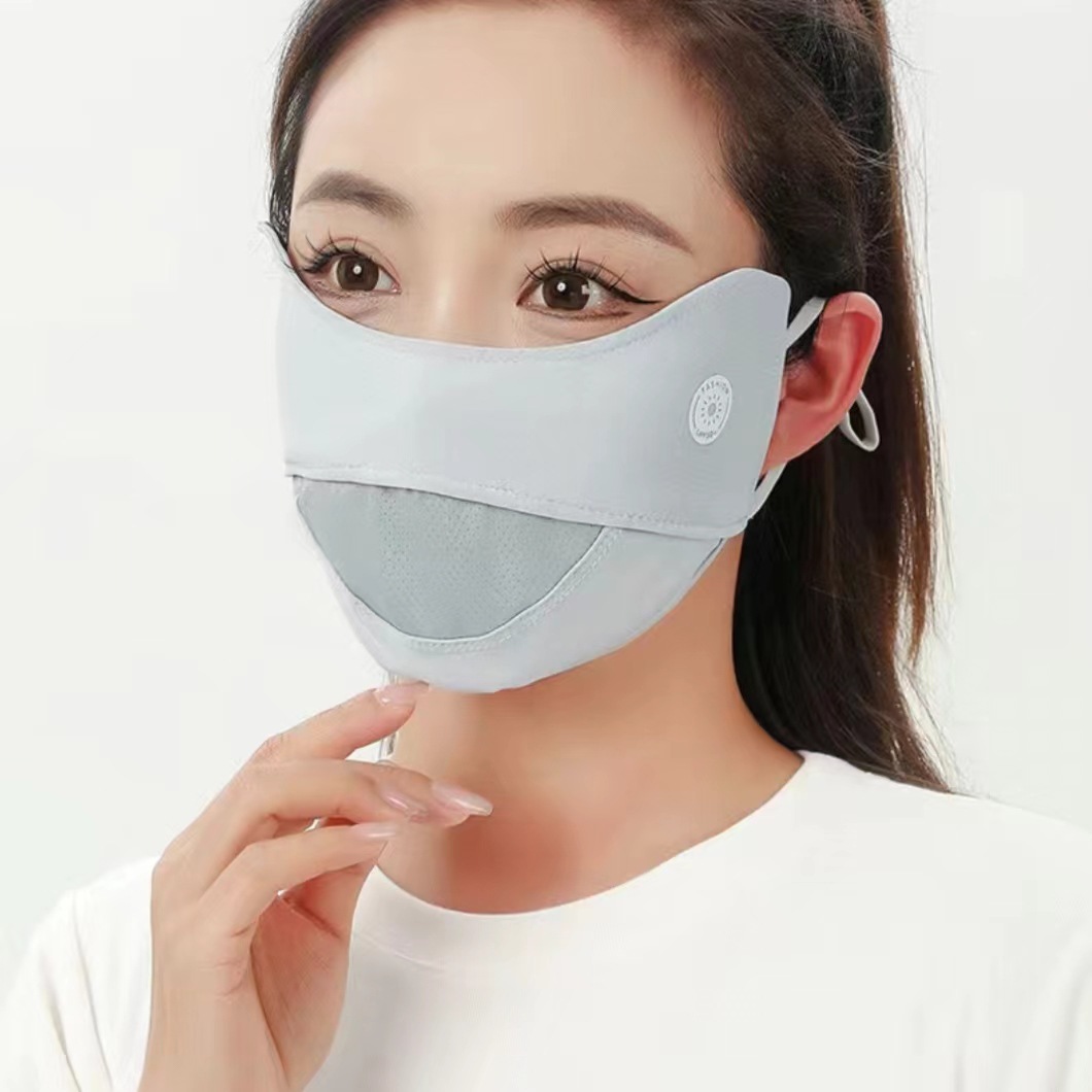 防曬女防紫外線男3D透氣騎車運動護眼角全臉包下巴遮陽面罩