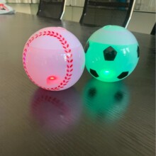 创意棒球造型杯带灯一次性PET足球杯子塑料瓶 果汁奶茶饮料打包瓶